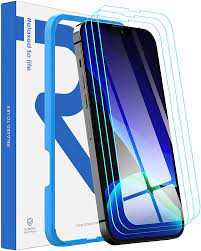 Photo 1 of RAXFLY Compatible with iPhone 13/13 Pro Screen Protector 3 Pack [Installation Tray] [Case-Friendly] 9H Tempered Glass Screen Protector Compatible with iPhone 13/13 Pro 6.1 inch 5 PACK