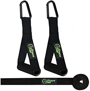 Photo 1 of 4EverShape Resistance Bands Handles, Upgraded Grip Wide Design with Solid ABS Cores, Durable Big Carabiners for Cable Machines and Exercise Bands Workout