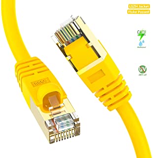 Photo 1 of CAT8 Ethernet Cable 15ft, BIFALE SSTP Cat8 Cable 26AWG, LSZH Jacket, Cat8 LAN Network Cable 40Gbps, 2000Mhz, Heavy Duty