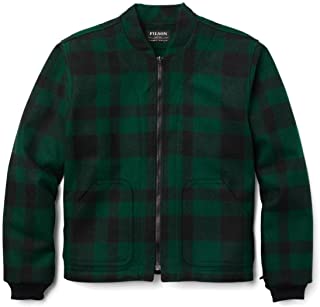 Photo 1 of Filson Mackinaw Wool Jacket Liner Green/Black Plaid Large