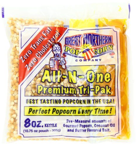 Photo 1 of Premium 8 Ounce Popcorn Portion Packs (6 pack) best by 05/25/2023