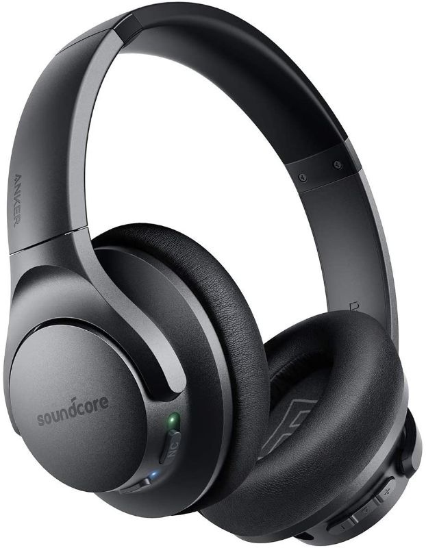 Photo 1 of Anker Soundcore Life Q20 Hybrid Active Noise Cancelling Headphones, Wireless Over Ear Bluetooth Headphones with 40H Playtime, Hi-Res Audio, Deep Bass, Memory Foam Ear Cups and Headband
