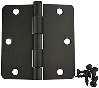 Photo 1 of 30 PACK Cosmas Oil Rubbed Bronze Door Hinge 3.5" Inch x 3.5" Inch with 1/4" Inch Radius Corners - 37571