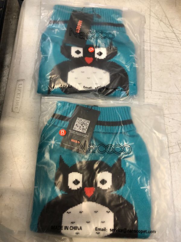 Photo 2 of 2 PACK OWL PET SWEATER SIZE MEDIUM