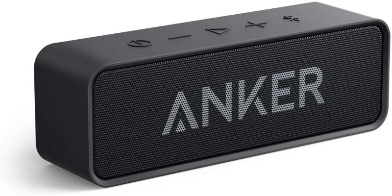 Photo 1 of Anker Soundcore Bluetooth Speaker with IPX5 Waterproof, Stereo Sound, 24H Playtime, Portable Wireless Speaker for iPhone, Samsung and More