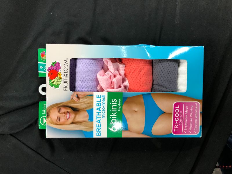 Photo 1 of Fruit of the Loom Womens 6pk Breathable Micro-Mesh Bikini Underwear - Colors May Vary
