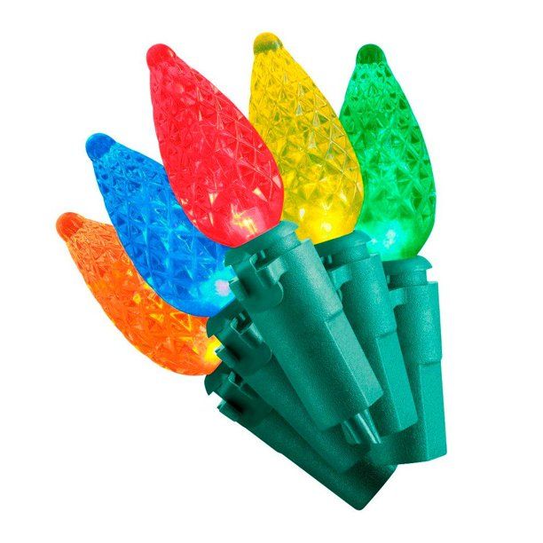 Photo 1 of Home Accents Holiday 50-Light Multi-Color LED C3 Light Set
