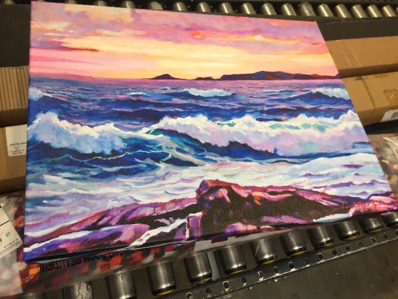 Photo 1 of 18"x24" painting of ocean