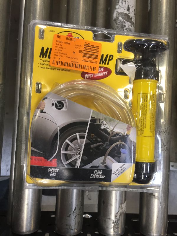 Photo 1 of 9.62 in. Multi-Use Hand Pump
