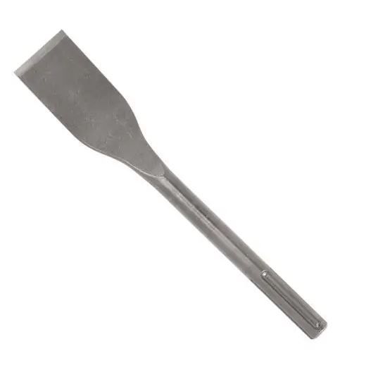 Photo 1 of 2 in. x 12 in. Hammer Steel SDS-MAX Tile Chisel
