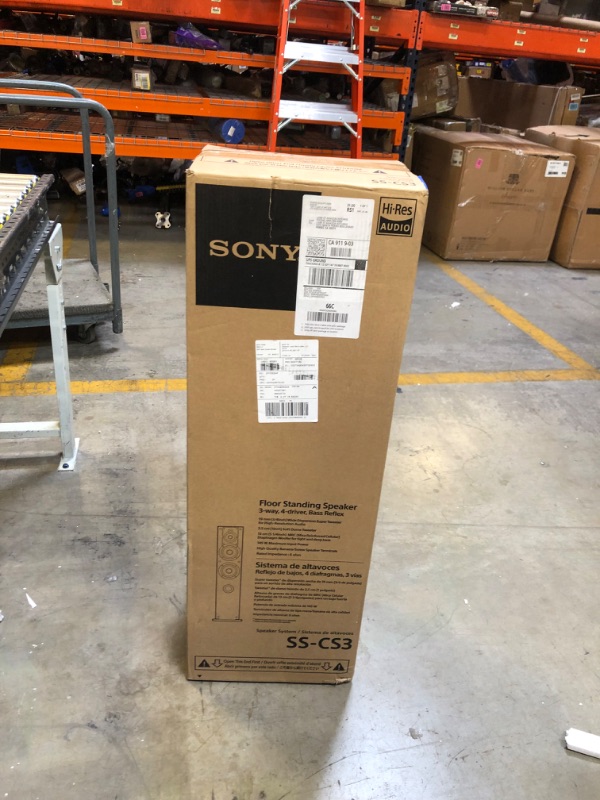 Photo 9 of Sony SSCS3 3-Way Floor-Standing Speaker (Single) - Black