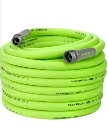 Photo 1 of 5/8 in. x 100 ft. ZillaGreen Garden Hose with 3/4 in. GHT Fittings