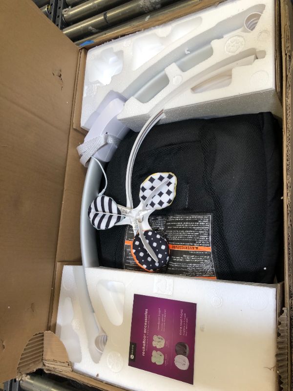 Photo 1 of 4moms rockaRoo Compact Baby Swing, Dark Grey Cool Mesh
(( OPEN BOX ))
