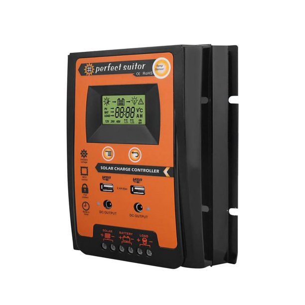 Photo 1 of Solar Charge Controller - MPPT 12V / 24V Solar Charge Controller 30A Solar Panel Battery Regulator Dual USB LCD Display