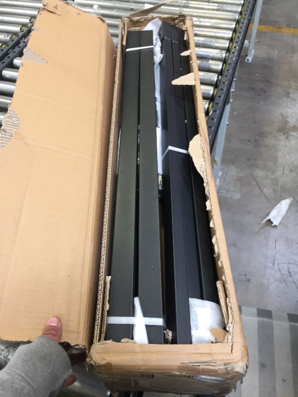 Photo 1 of zizin King Size Bed Frame for Box Spring Metal Heavy Duty 7 Inch Adjustable Beds Frames Sturdy Compack 9 Legs Support for Mattress Set (King)