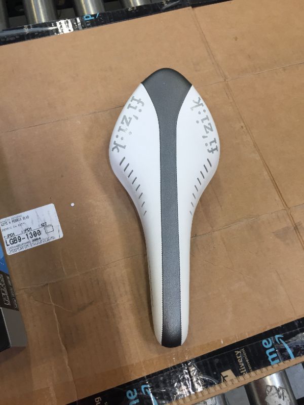 Photo 1 of Fizik Arione Kium Wing Flex Road Bicycle Saddle White With White Glossy Stripe
