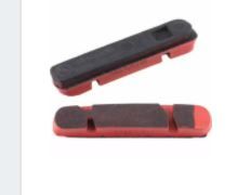 Photo 1 of Campagnolo Carbon Brake Pad - Set Red, One Size
