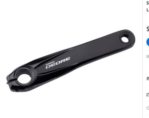 Photo 1 of Shimano Deore Fc-m6000 175mm Left Hand Crank Arm
