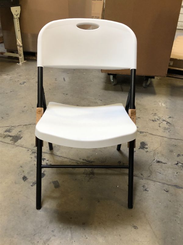 Photo 1 of WHITE FOLDABLE CHAIR