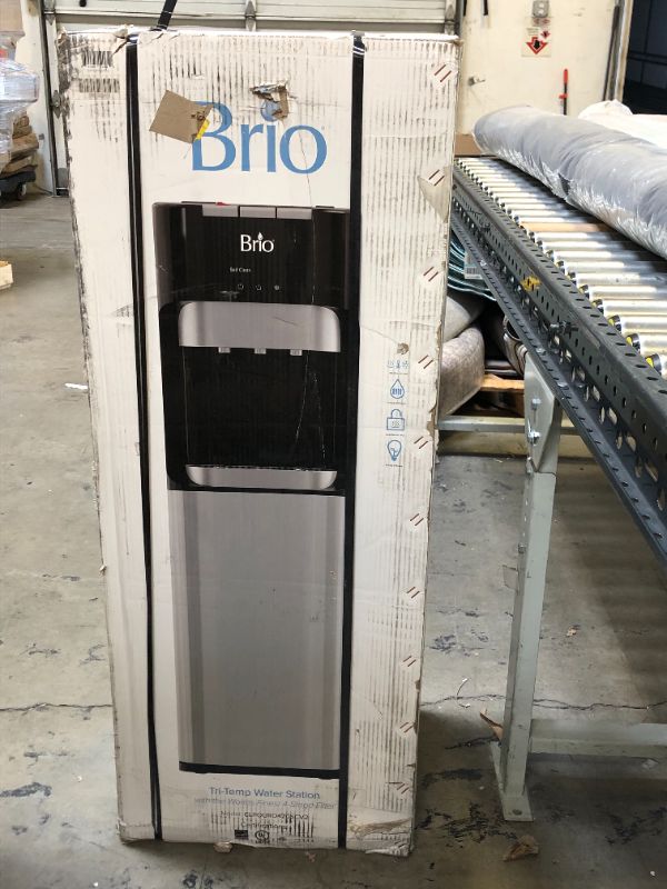 Photo 2 of Brio Comm Grade Bottleless Reverse Osmosis Water Filter Dispenser with 3 Temp Settings Point of Use
[[ FACTORY SEALED ]]