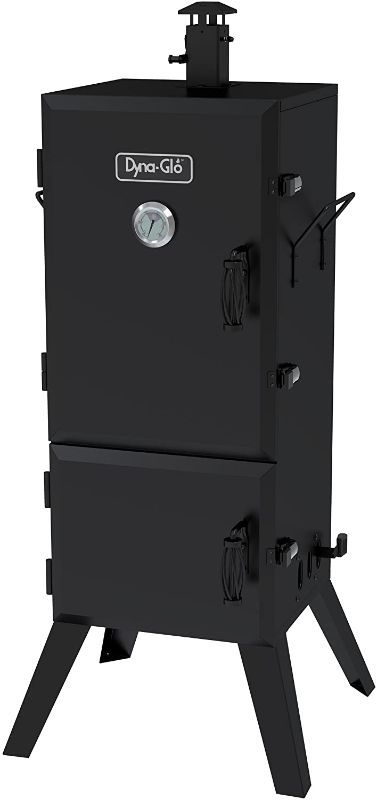 Photo 1 of Dyna-Glo DGX780BDC-D 36" Vertical Charcoal Smoker
(( OPEN BOX ))
** NORMAL USE, MISSING PARTIAL ACCESSORIES, AND HARDWARE **