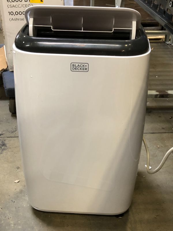 Photo 3 of BLACK+DECKER BPP06WTB Portable Air Conditioner with Remote Control, 10,000 BTU, Cools Up to 250 Square Feet, White
(( OPEN BOX ))
** NORMAL USE **