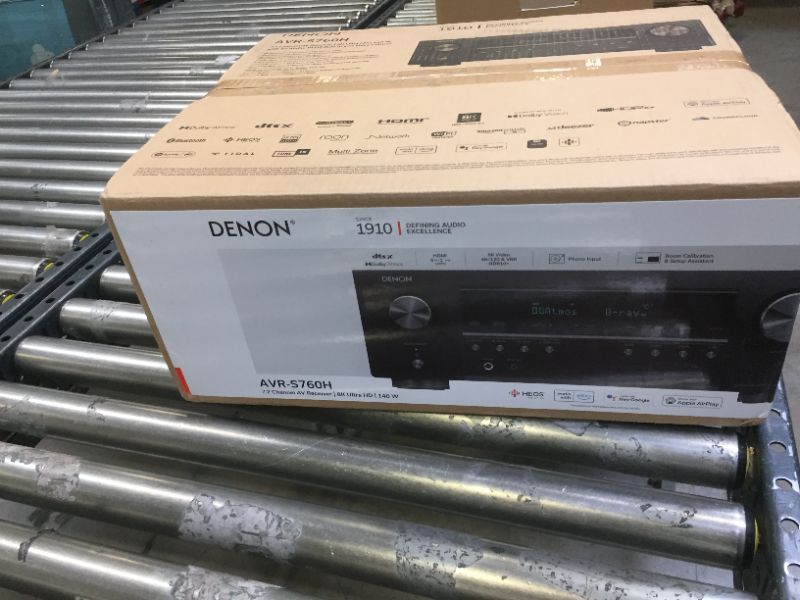 Photo 2 of Denon AVR-S760H 7.2-Channel Home Theater AV Receiver 8K Video Ultra HD 4K/120 - (New 2021)
FACTORY SEALED