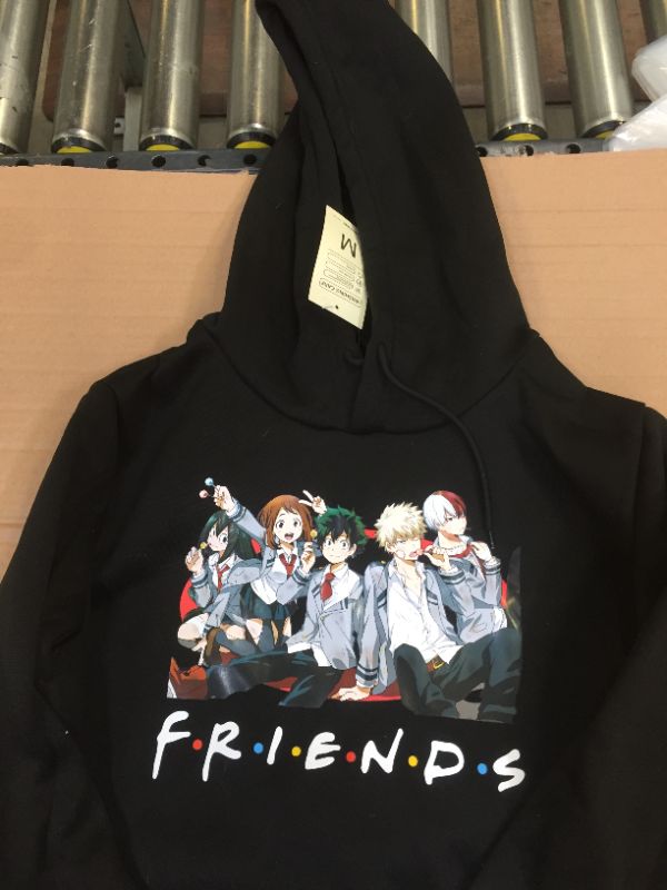 Photo 3 of MEDIUM ANIME HOODIE BLACK