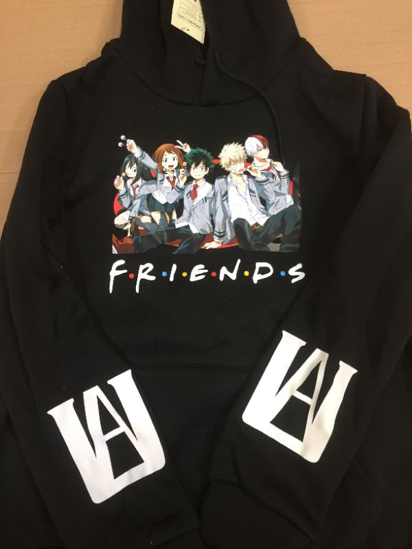 Photo 2 of MEDIUM ANIME HOODIE BLACK