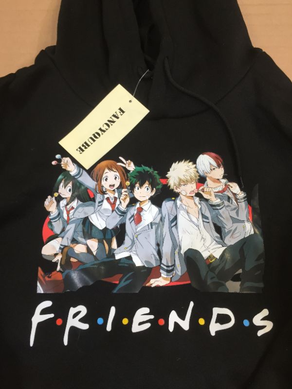 Photo 4 of MEDIUM ANIME HOODIE BLACK