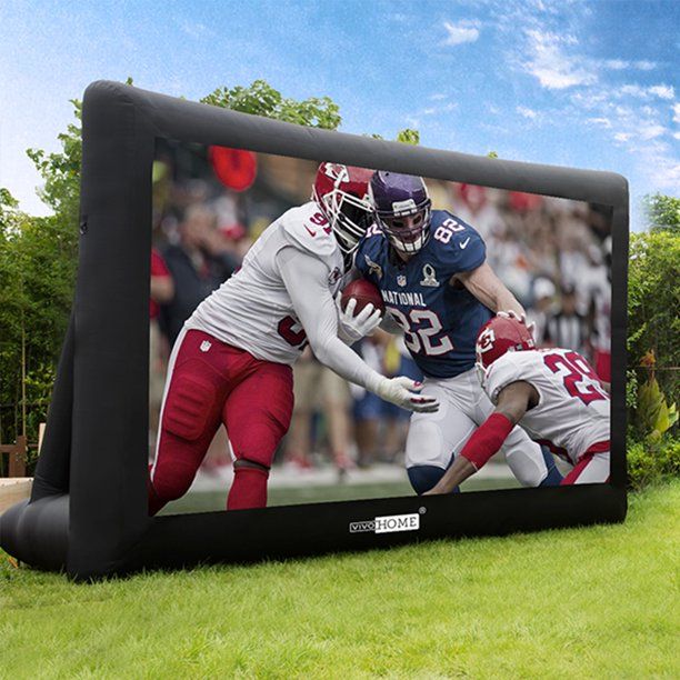 Photo 1 of  Indoor and Outdoor Inflatable Blow up Mega Movie Projector Screen