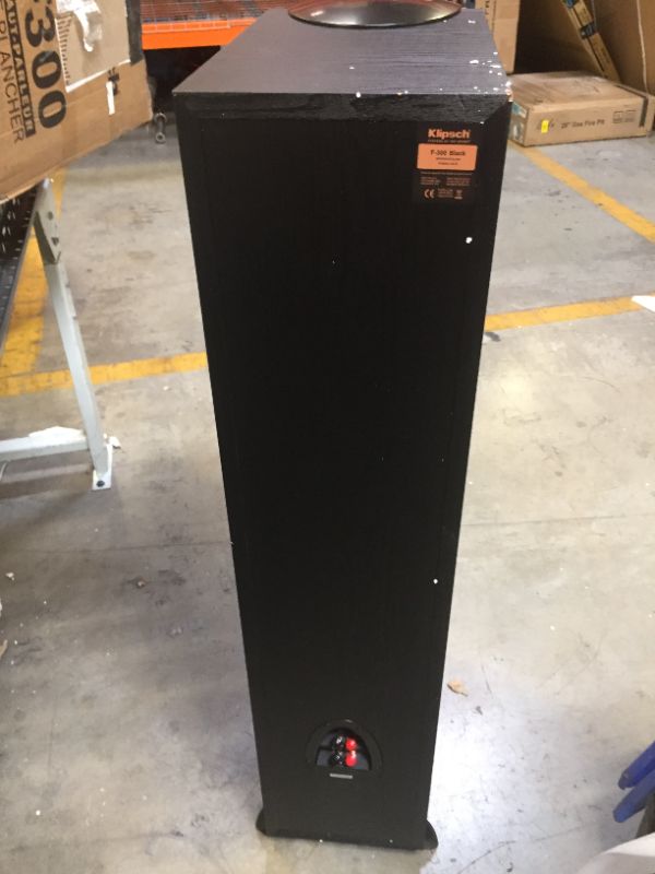 Photo 3 of Klipsch Synergy Black Label F-300 Floorstanding Speaker with Proprietary Horn Technology, Dual 8” High-Output Woofers, with Room-Filling Sound in Black
