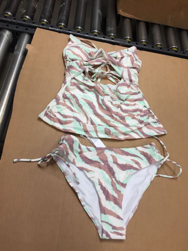 Photo 1 of 2 piece bathing suit M 