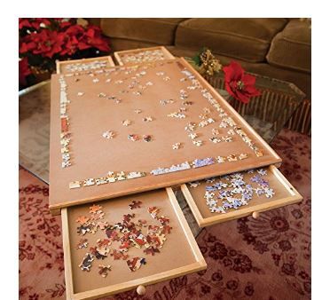 Photo 1 of Bits and Pieces - The Original Jumbo (1500 Piece) Size Wooden Puzzle Plateau-Smo
