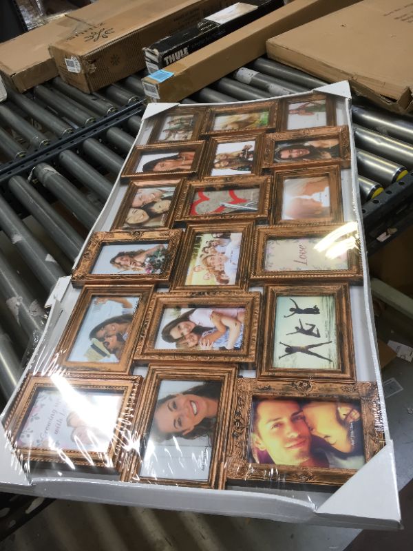 Photo 1 of 18 piece jerry and maggie photo frame gold