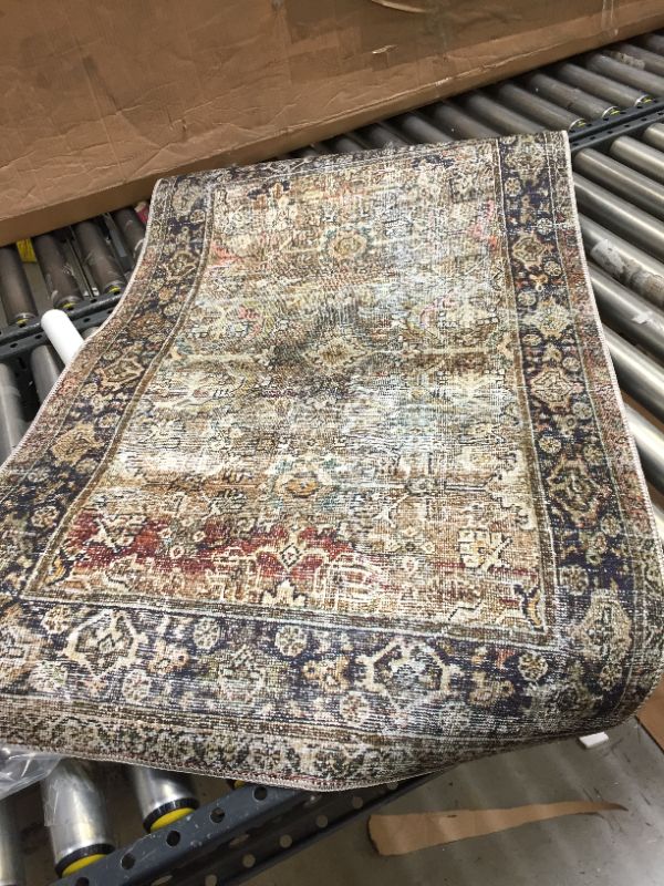 Photo 2 of 2'3"x3'9" Layla Rug Olive Green/Charcoal Gray - Loloi Rugs
