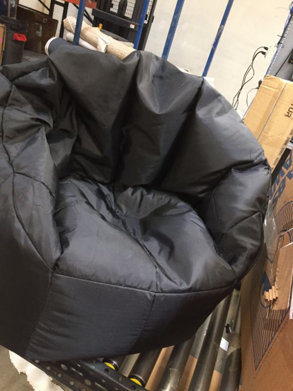 Photo 1 of Big Joe Milano Beanbag Chair Stretch Limo Black Smartmax
