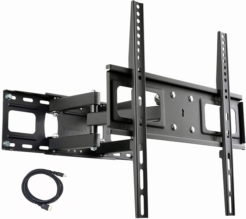 Photo 1 of VideoSecu MW340B2 TV Wall Mount Bracket for Most 32-65 Inch LED, LCD, OLED and Plasma Flat Screen TV, with Full Motion Tilt Swivel Articulating Dual Arms 14" Extend, up to VESA 400x400mm,100 LBS WR9
