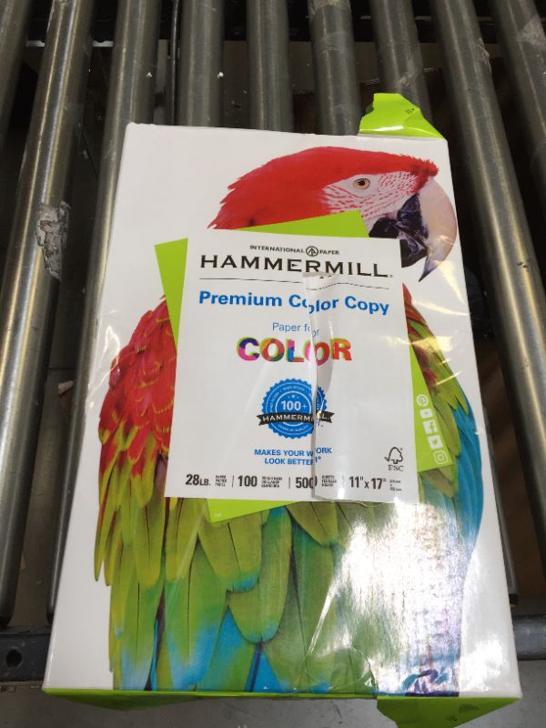 Photo 4 of 3   Hammermill Color Copy Paper, 100 Brightness, 11 x 17 Inches, 28 lb, 500 Sheets (
