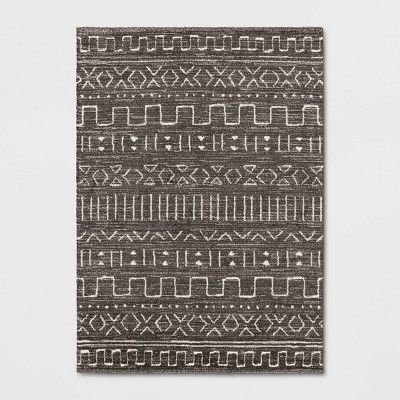 Photo 1 of Avriel Modern Geometric Rug Gray - Project 62™

