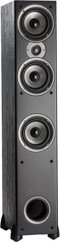 Photo 1 of Polk Audio Monitor 60 Series II Floorstanding Speaker (Black, Single) - Bestseller for Home Audio | Affordable Price | 1" Tweeter, (3) 5.25" Woofers
