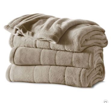 Photo 1 of Channeled Microplush Electric Blanket - Sunbeam®

