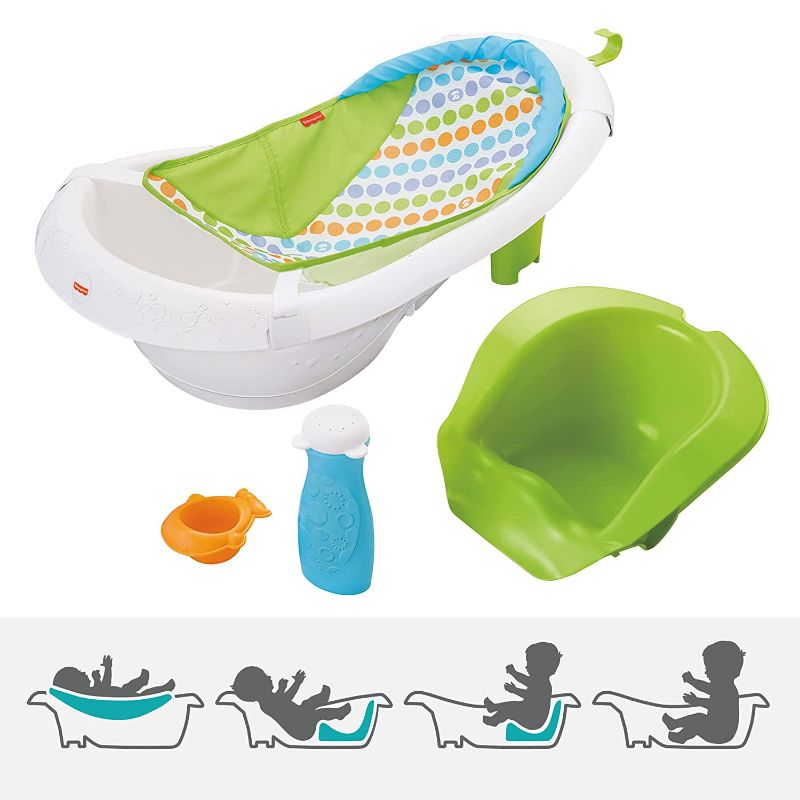 Photo 1 of Fisher-Price 4-in-1 Sling 'n Seat Tub, Multicolor
