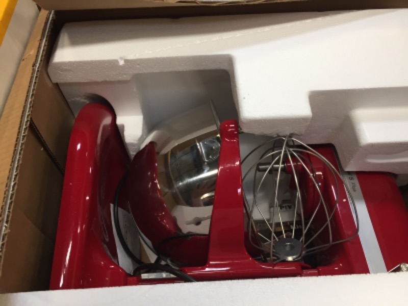 Photo 2 of Kitchen Aid - Pro 5 Plus 5 Quart Bowl-Lift Stand Mixer - Empire Red
