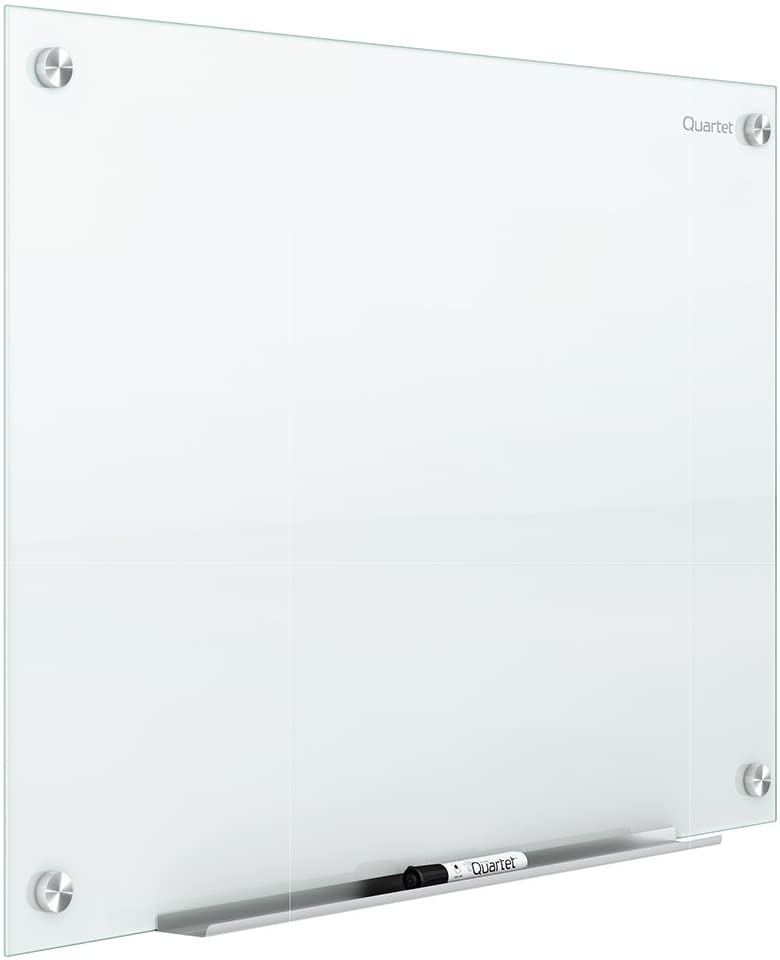 Photo 1 of Quartet Infinity Glass Magnetic Marker Board, 6 x 4 Feet, White Surface,