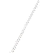 Photo 1 of 46 in. White Single Track Upright for Wood or Wire Shelving. 3 PACK
