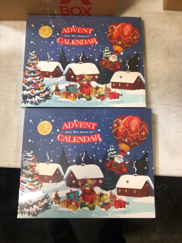 Photo 1 of 2 christmas advent calendars 