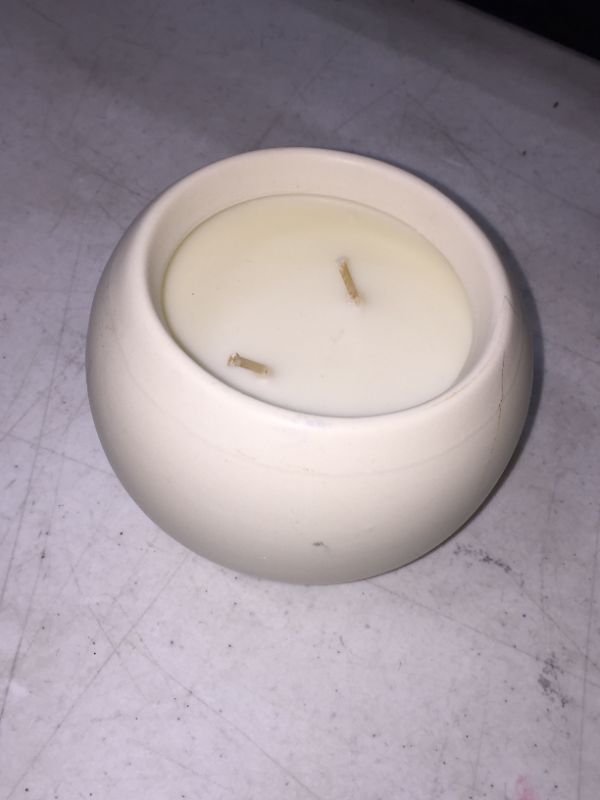 Photo 2 of 12.5oz Ceramic Sphere Jar Clove and Black Currant Candle - Threshold designed with Studio McGee