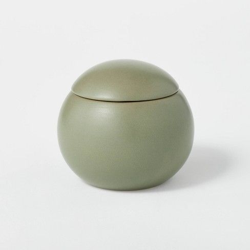 Photo 1 of  12.5oz Ceramic Sphere Jar Bergamot and Peppercorn Candle - Threshold designed with Studio McGee