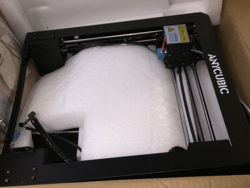 Photo 1 of ANYCUBIC MEGA PRO FDM 3D Printer Kit, 2 in 1 3D Stereo Printer & Laser Engraving, Smart Auxiliary Leveling, DIY Printer Works with TPU/PLA/ABS, Print Size 8.2(L) x 8.2(W) x 8.0(H) inches